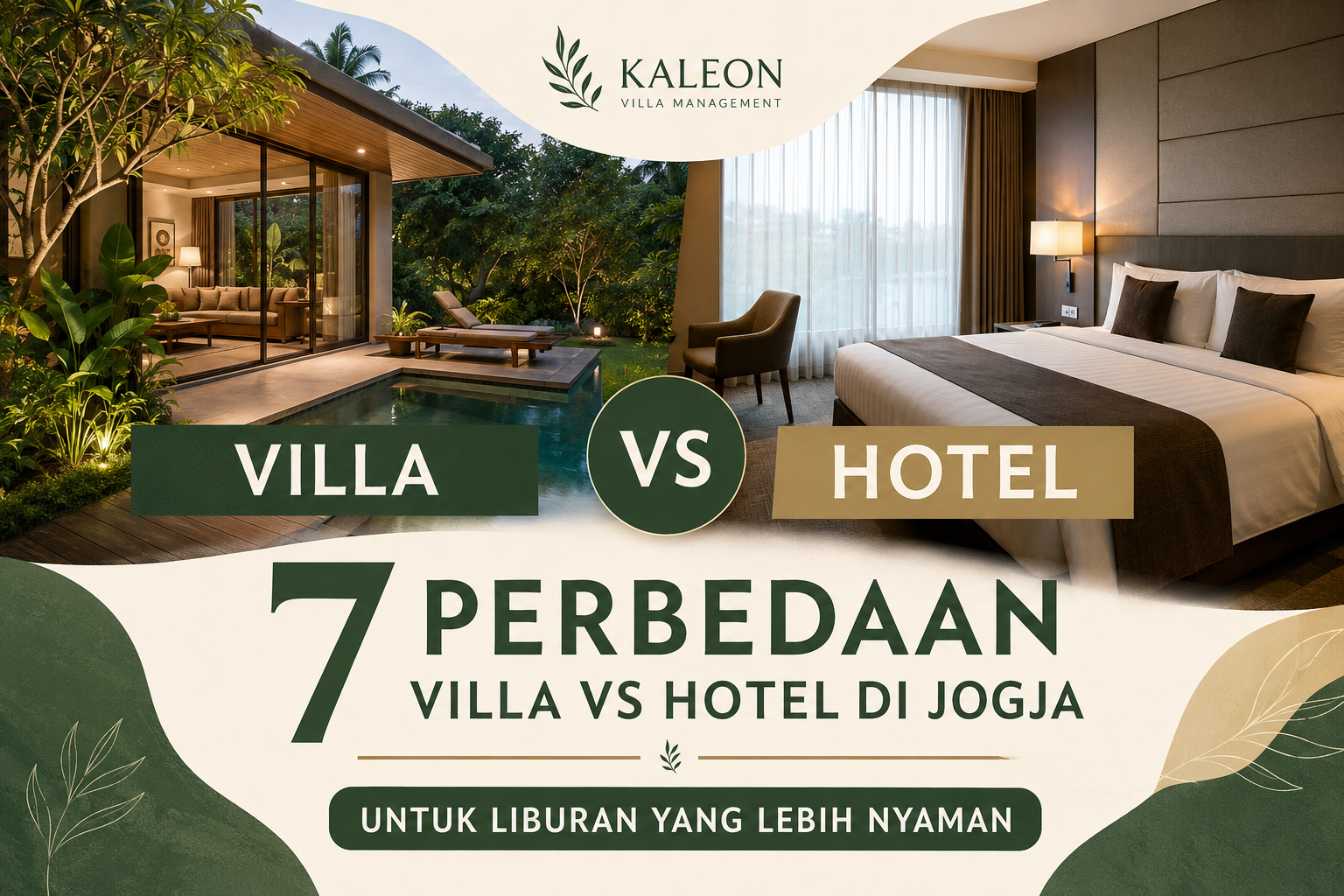 Villa vs Hotel Jogja: 7 Perbedaan Wajib Tahu untuk Liburan Nyaman